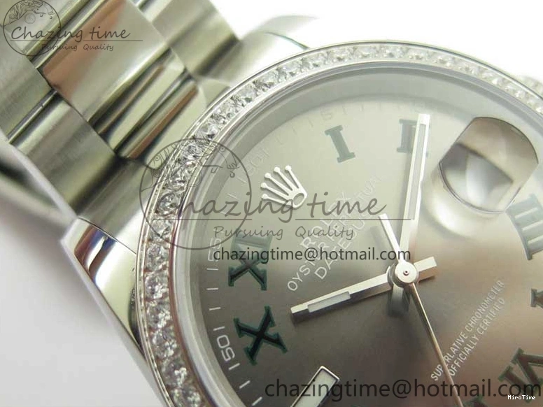 MiroTime 0115 DateJust 36 SS 126234 BP Maker 1:1 Best Edition Gray Roman Dial on Oyster Bracelet BestValue 2534